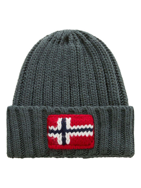 Fsemiury Beanie Unisex Σκούφος Πλεκτός σε Πράσινο χρώμα