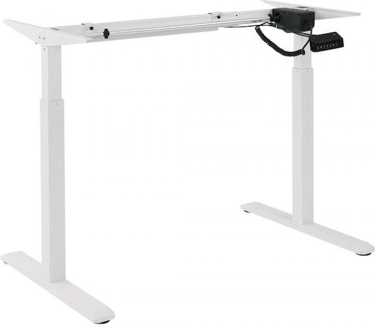 Electric Sit-stand Desk Frame Blackmount St1 White Single Motor