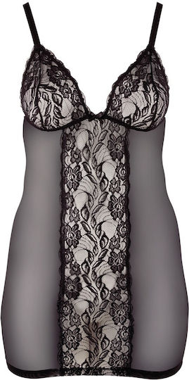 Cottelli Collection Lingerie Babydoll Sexy Negru