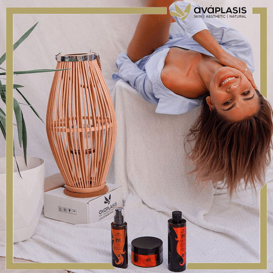 Anaplasis Rpnzl Hair Care Set Against Hair Loss For Oily Hair With Shampoo Mask & Oil 3 Pieces
