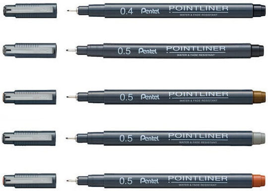 Pentel S20-P Маркер за Рисуване 0.05мм Черен