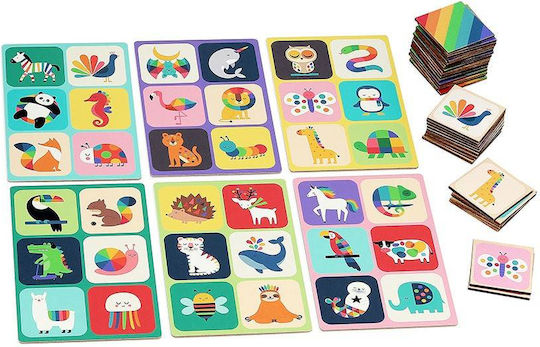 Vilac Animal Game Rainbow made of Wood for 24++ Months