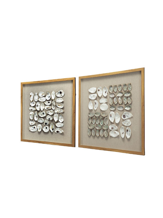 Artekko Πίνακας Ξύλινος 60x60cm