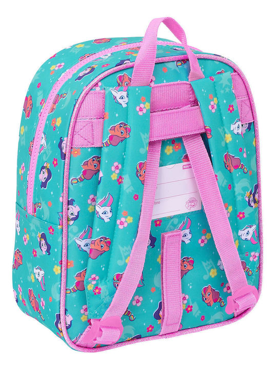 My Little Pony Magic Pink Turquoise School Bag 22 X 27 X 10 Cm