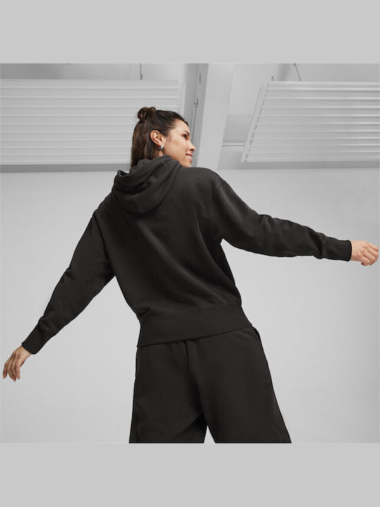 PUMA Better Classics Φούτερ Μαύρο με Κουκούλα