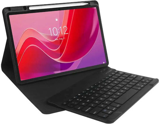 Tech-Protect Smartcase Pen Flip Cover with Keyboard in English US Blacη (Lenovo Tab M11)