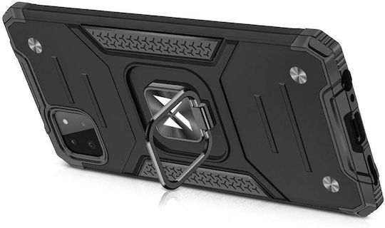 Wozinsky Kickstand Tough Cover Samsung Back Cover Πλαστικό Ροζ (Galaxy A22 5G)