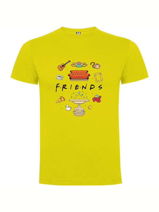 Home Bird T-shirt Yellow Cotton