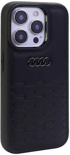 Audi Back Cover Plastic Negru (iPhone 15 Pro Max)