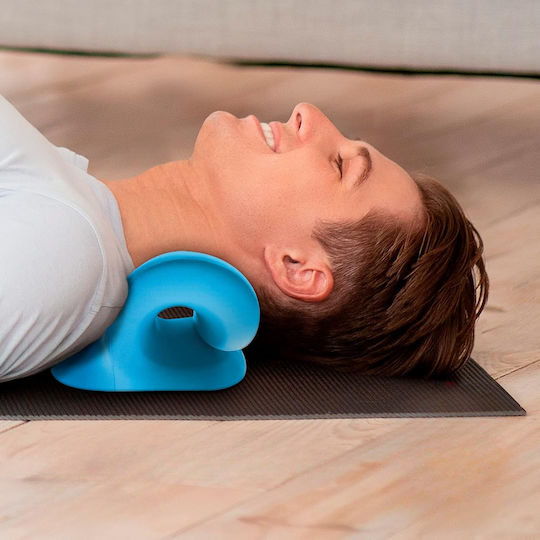 Anzorhal Neck Cervical Stretching Pillow Blue