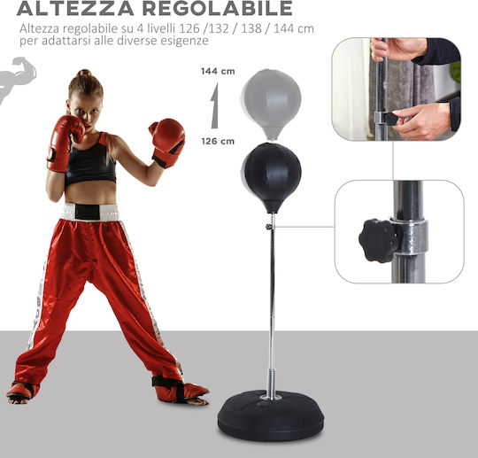 HomCom Συνθετικός Σάκος Ταχύτητας 13kg Μαύρος