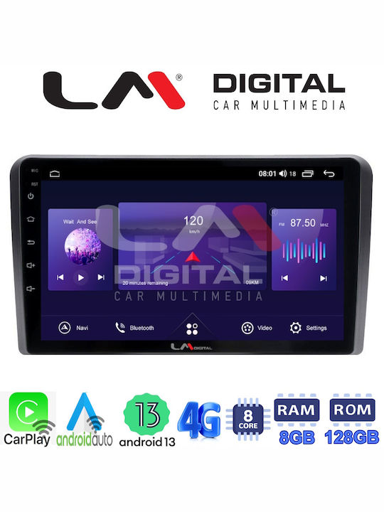 LM Digital Car Audio System for Ford Transit / Tourneo / Transit Custom / Tourneo Custom / Tourneo Courier / Courier / Transit Courier 2018 (Bluetooth/USB/AUX/WiFi/GPS/Apple-Carplay/Android-Auto) with Touch Screen 9"