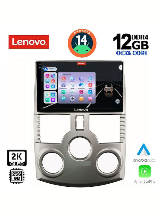 Lenovo Car Audio System for BMW X1 / X3 / X4 Daihatsu Terios 2006-2017 (Bluetooth/USB/AUX/WiFi/GPS/Apple-Carplay/Android-Auto) with Touch Screen 9"
