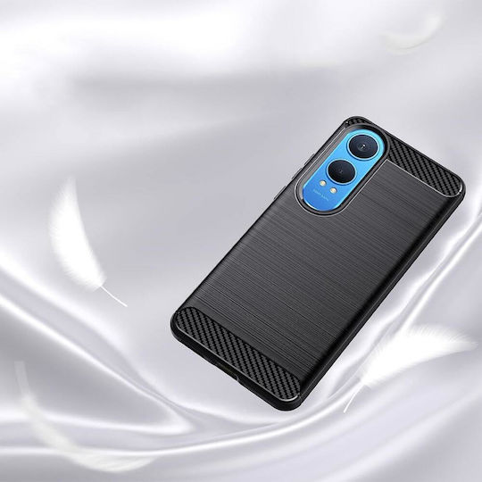 Techsuit Carbon Back Cover Σιλικόνης Μαύρο (OnePlus Nord CE 4 Lite)