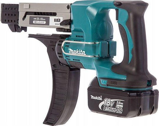 Makita DFR550RFE Trockenbauschraubendreher Batteriebetrieb 18V 2x3Ah