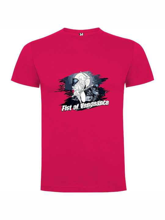 Vengeful Batman: Urban Fury T-shirt Batman Fuchsia Cotton