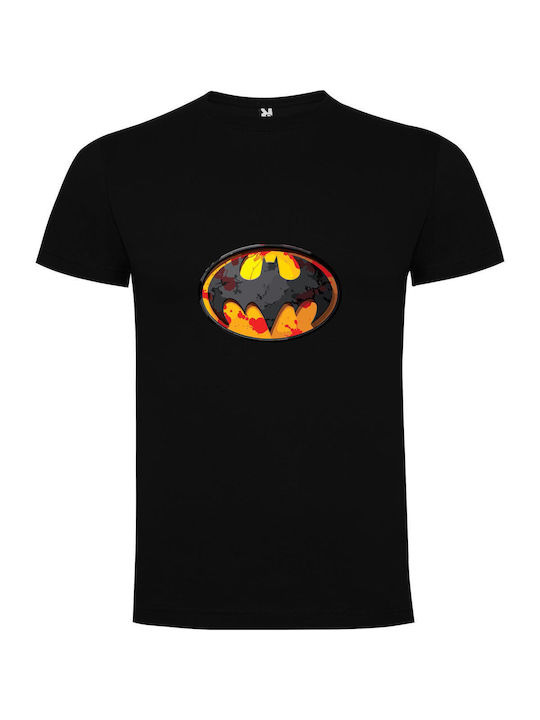 Dynamic Dc Batman Collection T-shirt Batman Μαύρο Βαμβακερό