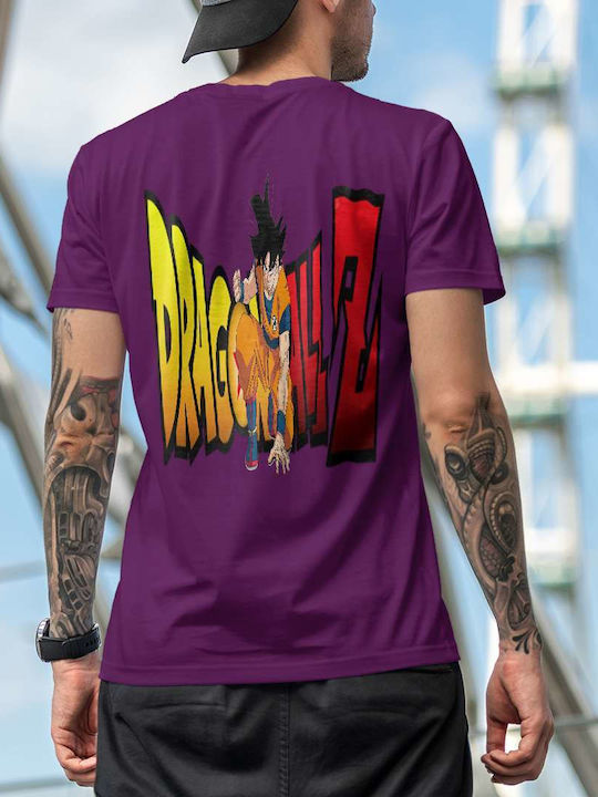 Z Poster T-shirt Dragon Ball Purple Cotton