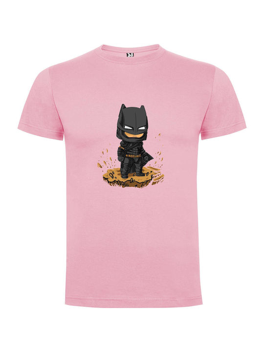 Gothic Batman Evolution T-shirt Batman Ροζ Βαμβακερό