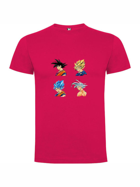 Odyssey T-shirt Dragon Ball Fuchsia Cotton