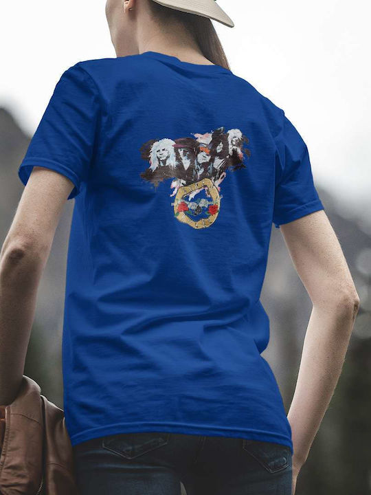 T-shirt Guns N' Roses Blue Cotton