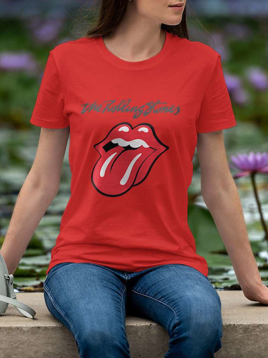 Small T-shirt Rolling Stones Κόκκινο Βαμβακερό