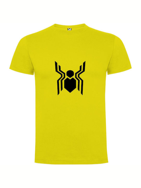 Super Suit: Spiderverse Style T-shirt Yellow Cotton