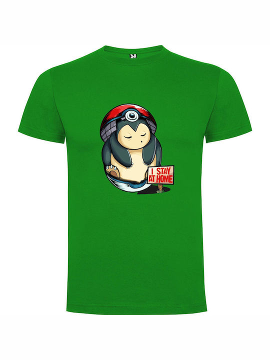 Homebound T-shirt Pokemon Green Cotton