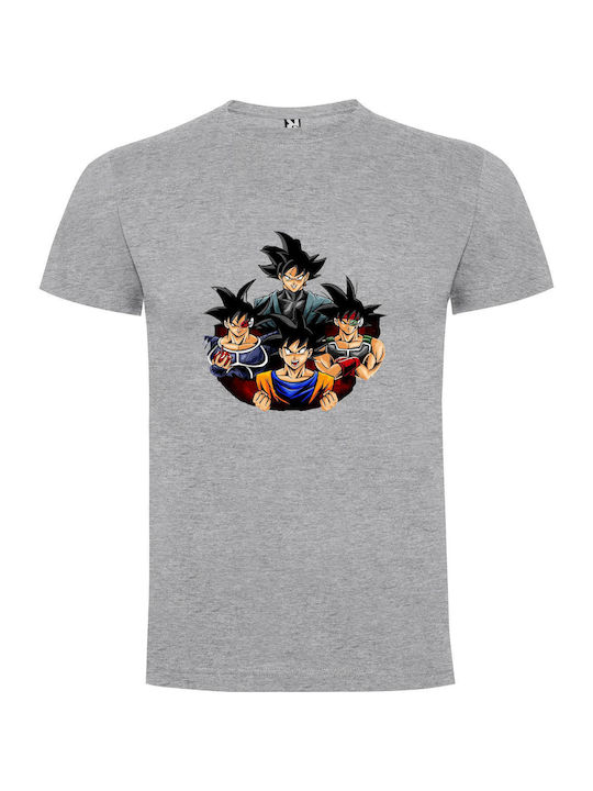 Dynamic T-shirt Dragon Ball Γκρι Βαμβακερό