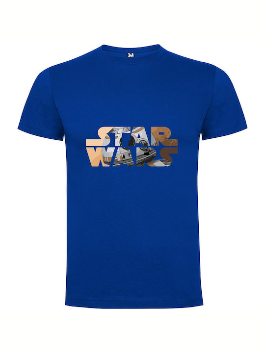 Galactic Star Wars Vibes T-shirt Star Wars Blue Cotton