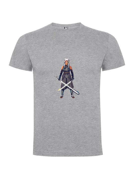 Samurai Jedi: Star Wars T-shirt Star Wars Gray Cotton