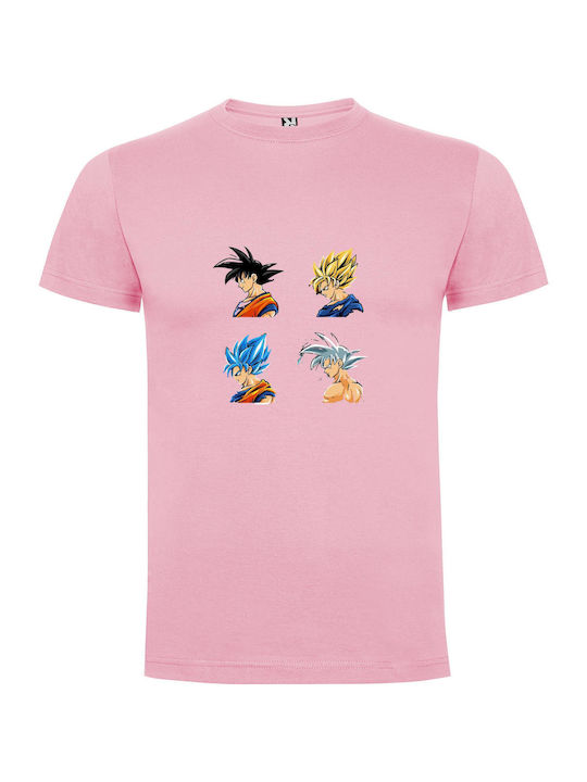 Odyssey T-shirt Dragon Ball Ροζ Βαμβακερό