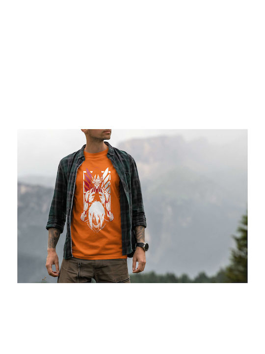 Titan T-shirt Angriff auf Titan Orange Baumwolle