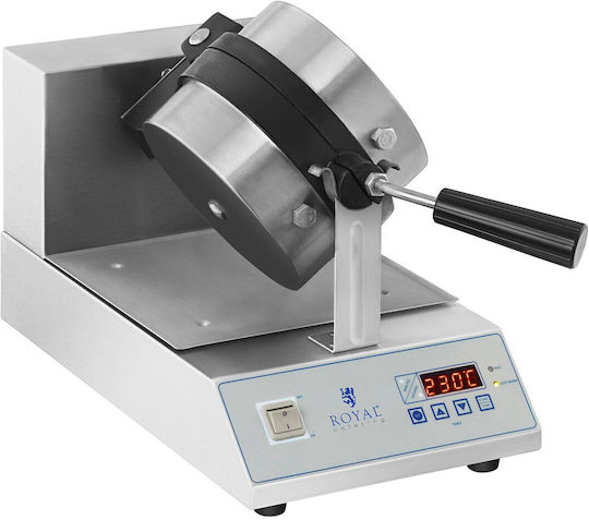 Drehbarer Waffeleisen Runde Waffeln 18cm Durchmesser 1300W RCWM-1300-RE