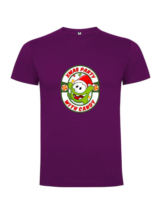 Patrick's Candy T-shirt Purple Cotton