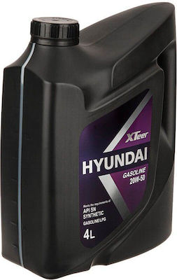 Hyundai Xteer Gasoline Synthetic Car Lubricant 20W-50 4lt