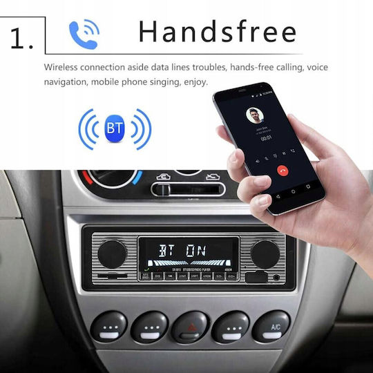 Carmedia Ραδιόφωνο Αυτοκινήτου 1 DIN (Bluetooth/USB)