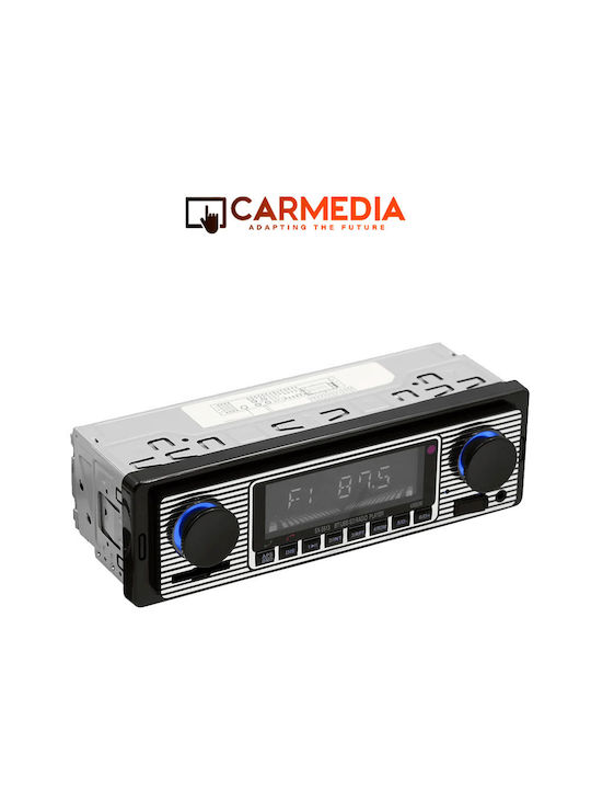 Carmedia Car Audio System 1DIN (Bluetooth/USB)