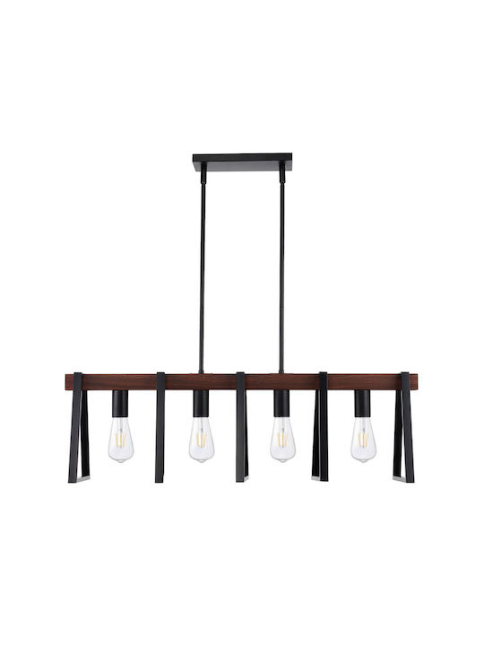 Vevor Hängelampe Schwarz mit Fassung E27