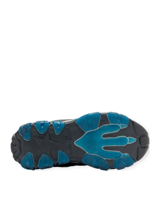 Kids Sneakers Anatomic with Scratch & Lights Blue