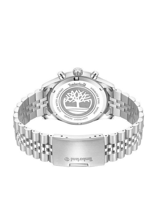 Timberland Ashmont Men's Watch 44mm Battery with Silver Metal Bracelet