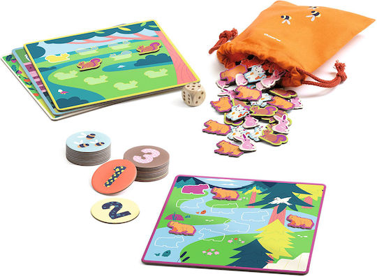 Board Game Eduludo 4 for 1 Player 4+ Years Old Djeco