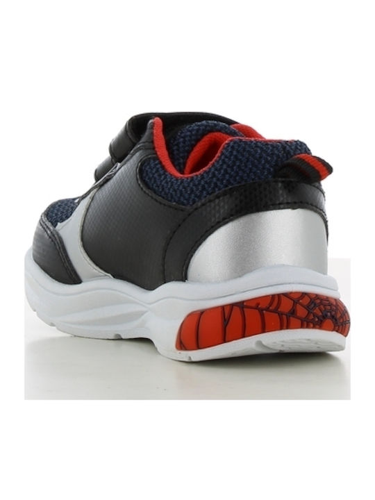 Kids Sneakers with Scratch & Lights Black