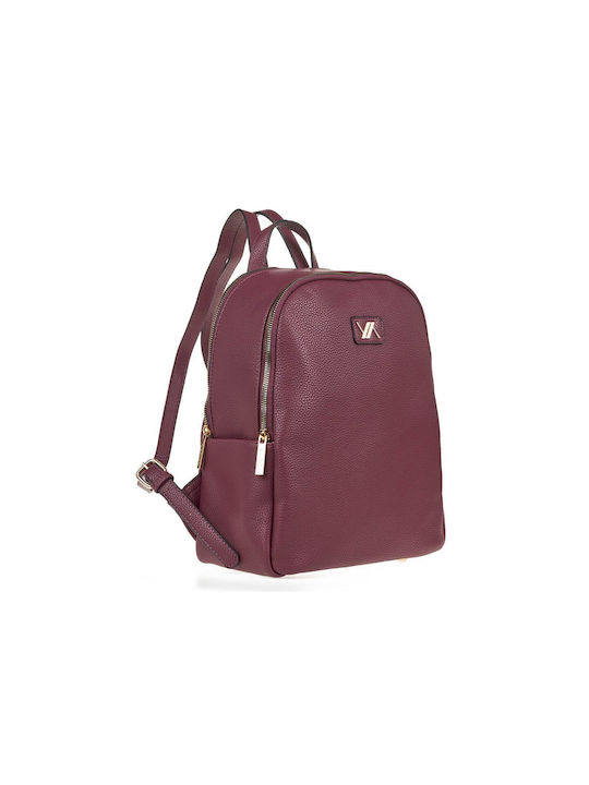 Verde Women's Bag Backpack Burgundy