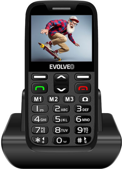 Evolveo EasyPhone XR Single SIM Mobile with Large Buttons Black