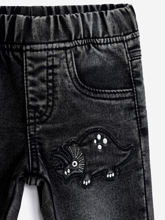 Funky Kids Jeans Black Δεινόσαυρους