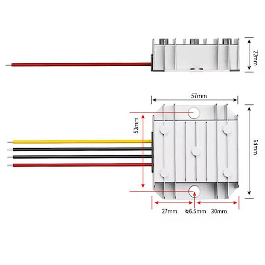 Dc-dc Converter DC/DC Step-Down with Input Voltage 48V and Output Voltage 48V 5A