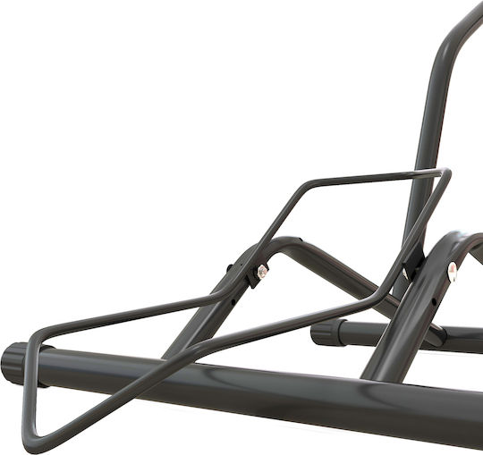 Sportnow Bicycle Stand for Tires < 8.5 cm Steel 59x41x38 cm Black Aa0-097v00bk