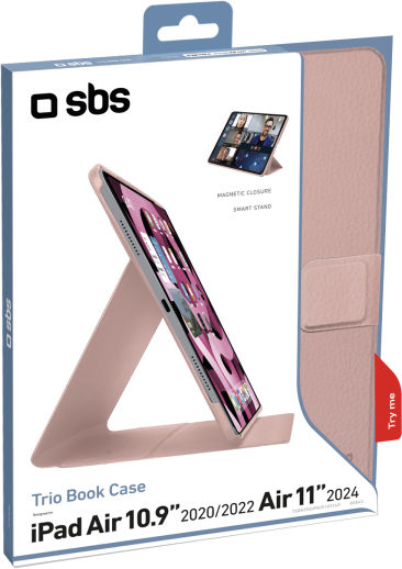 SBS Флип капак Розов (iPad Air 11" 2024/2025/2026)