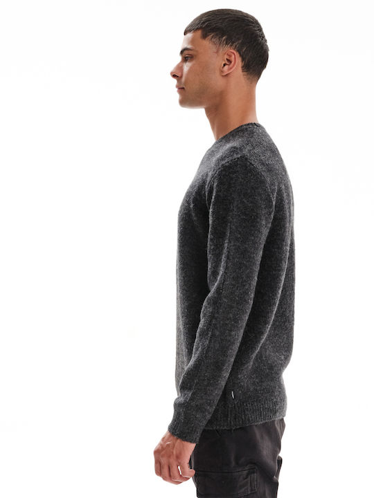 Langarm-Pullover Schwarz